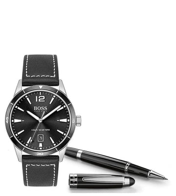 BOSS Drifter Watch for Men With Pen 1570125 - Kamal Watch Company
