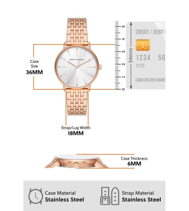 AX7145SET Watch for Women With Necklace - Kamal Watch Company