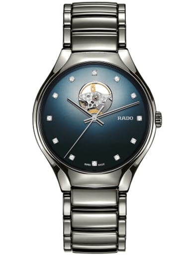 Rado True Secret Automatic Unisex Blue Diamond Dial Watch - Kamal Watch Company