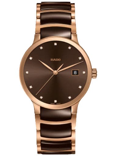 Rado Centrix Quartz Ceramic Stainless Steel Men Watch - Kamal Watch Company