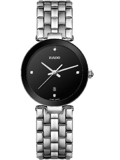Rado Florence Women Date Black Diamond Dial Watch - Kamal Watch Company