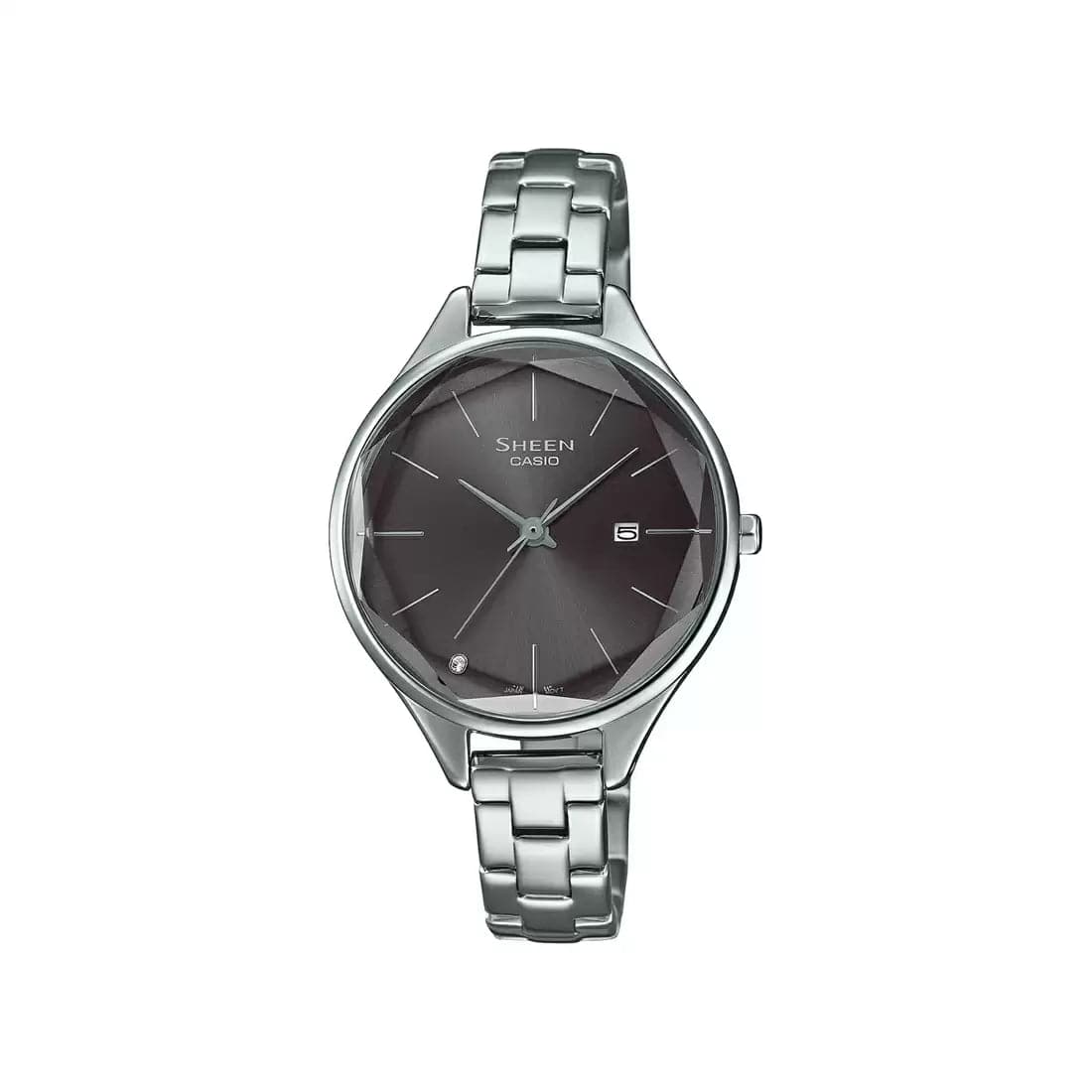 Casio sheen silver shop watch