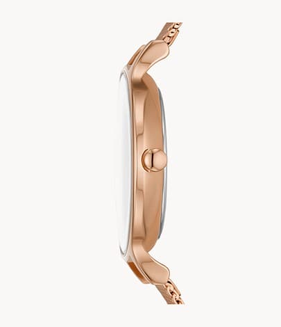 SKAGEN Anita Lille Three-Hand Rose Gold Stainless Steel Mesh Watch Set SKW1150SET - Kamal Watch Company