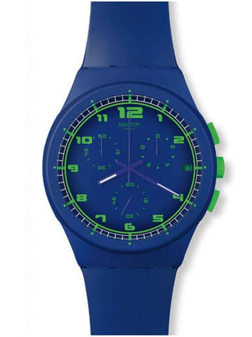 SWATCH CHRONO PLASTIC BLUE C SUSN400 - Kamal Watch Company