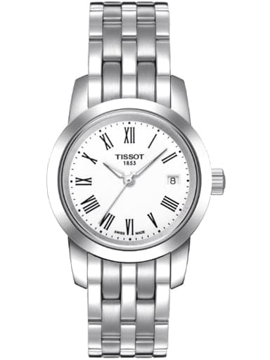 Tissot Classic Dream Quartz White Dial Women's Watch - Kamal Watch Company