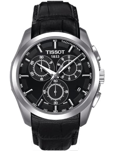 Tissot T-Trend Couturier Black Dial Chronograph Men's Watch - Kamal Watch Company