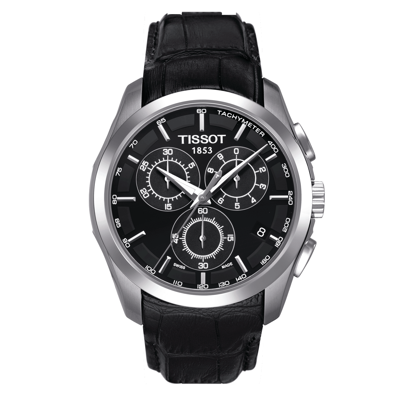 Tissot T-Trend Couturier Black Dial Chronograph Men'S Watch