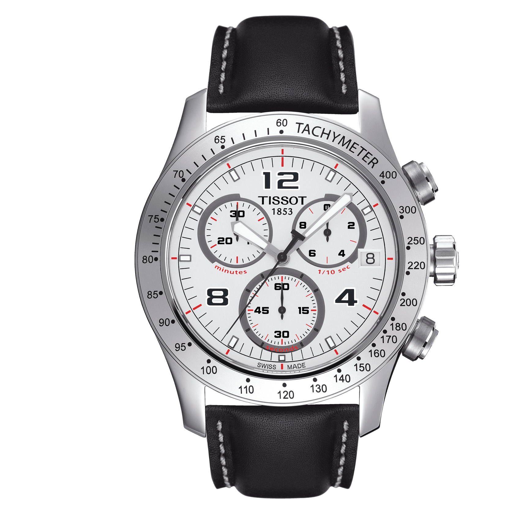 Tissot T-Sport V8 Chronograph White Dial Men's Watch - Kamal Watch Company