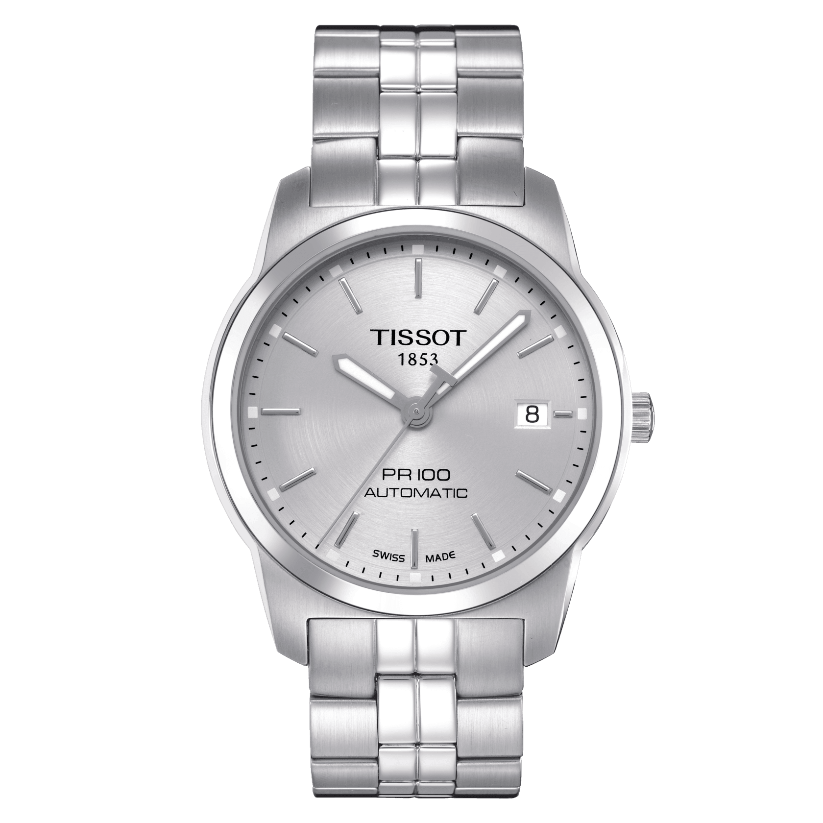 Tissotpr100 Automatic Stainless Steel Men'S Watch