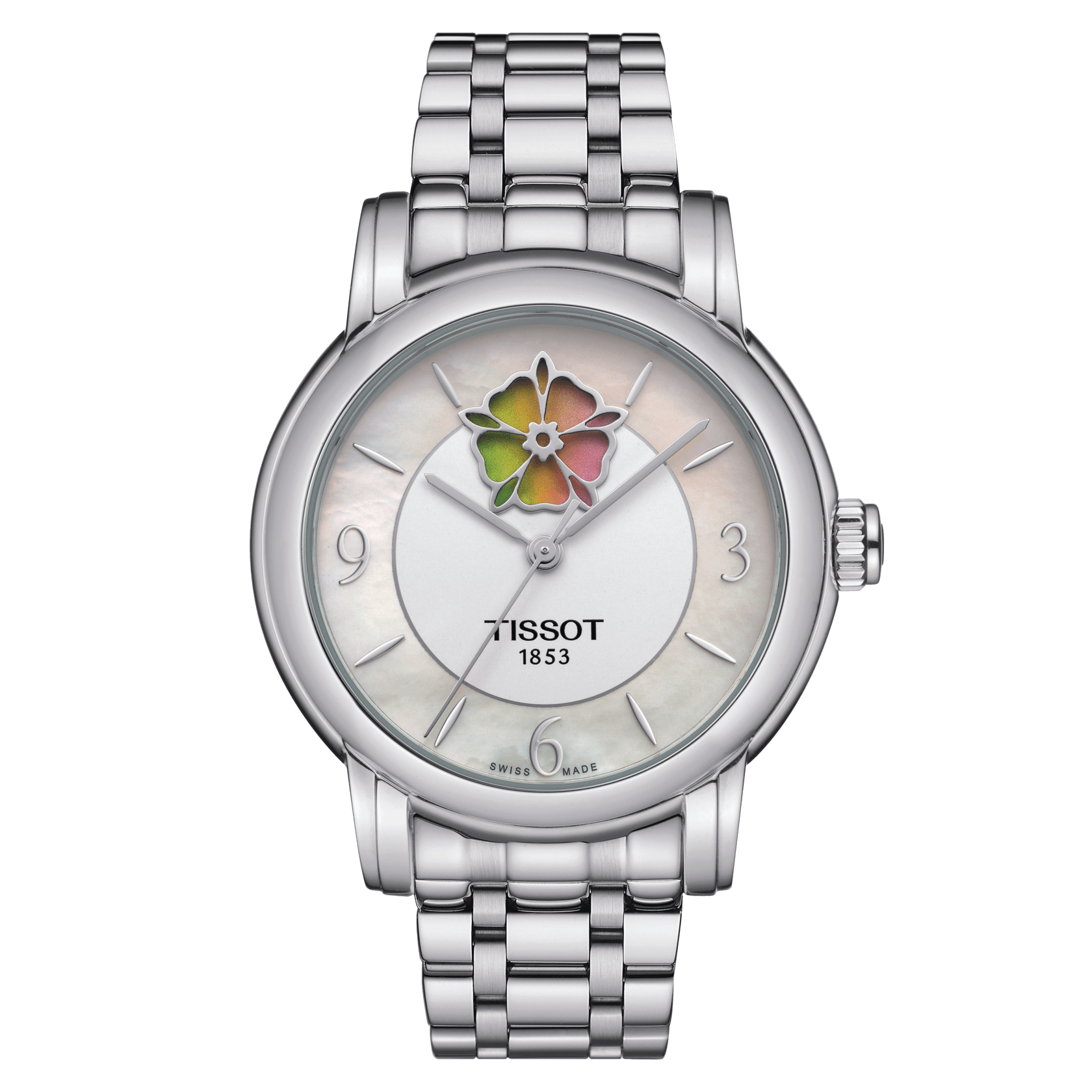TISSOT LADY HEART FLOWER POWERMATIC 80 T050.207.11.117.05 - Kamal Watch Company