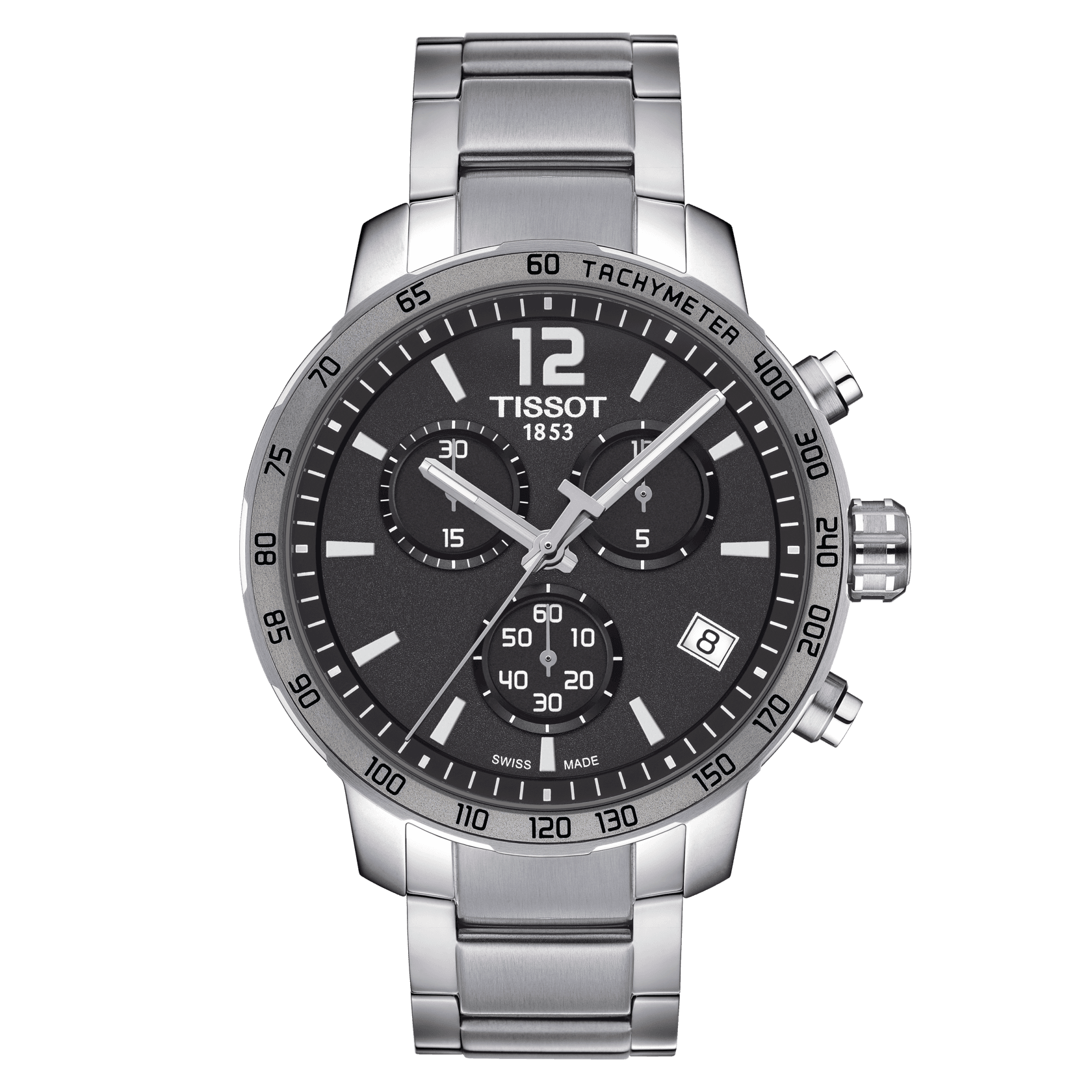 Tissot Quickster Chronograph Stainless Steel Men's Watch - Kamal Watch Company
