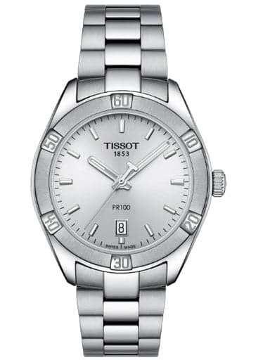 Tissot T-Classic PR 100 Silver Dial Women's Watch - Kamal Watch Company