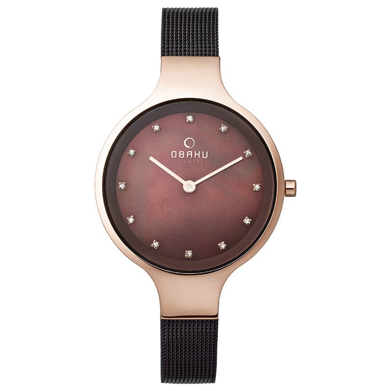 OBAKU SKY - WALNUT V173LXVNMN - Kamal Watch Company