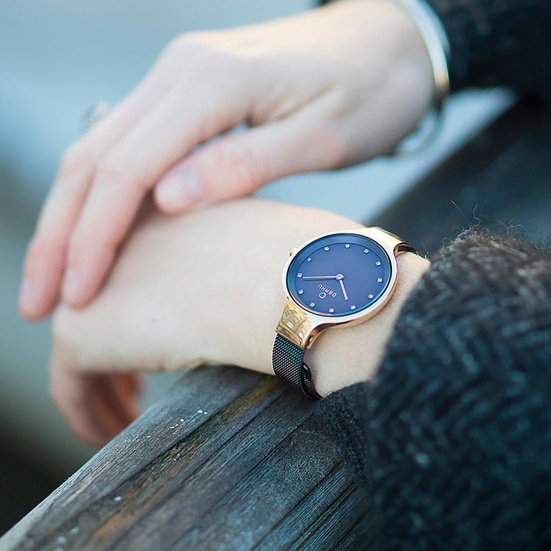 OBAKU SKY - WALNUT V173LXVNMN - Kamal Watch Company