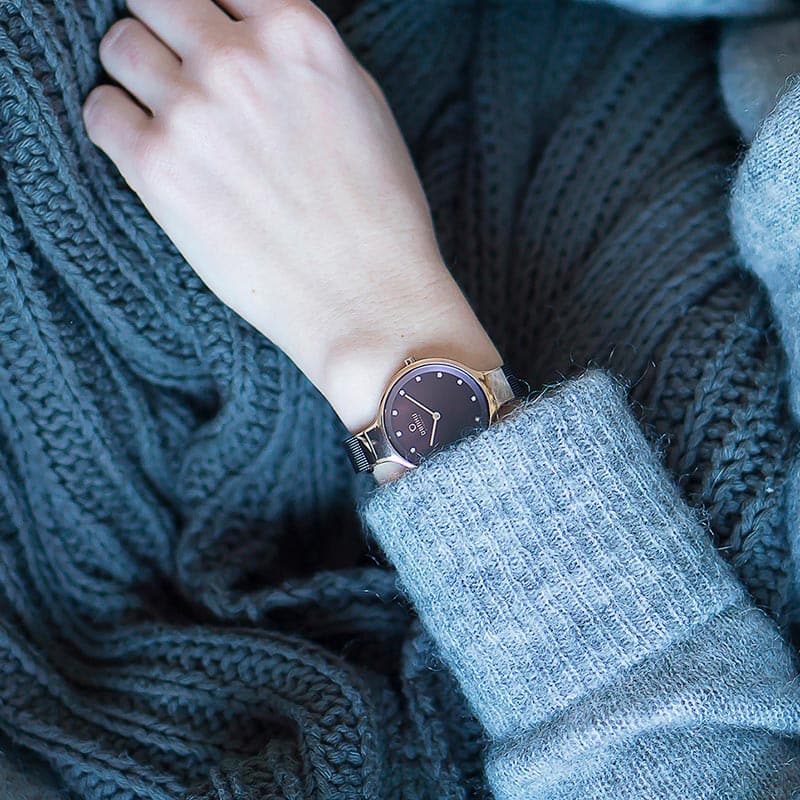 OBAKU SKY - WALNUT V173LXVNMN - Kamal Watch Company