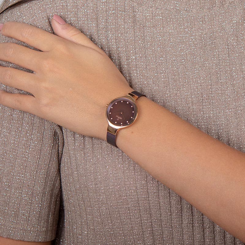OBAKU SKY - WALNUT V173LXVNMN - Kamal Watch Company