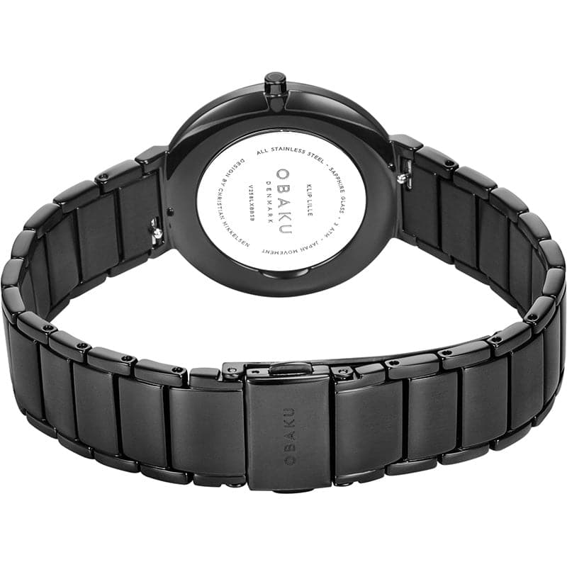 OBAKU KLIP LILLE - DARK V258LXBBSB - Kamal Watch Company