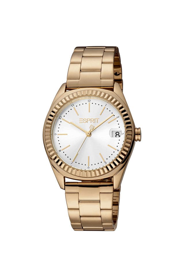 Esprit Womens 30 mm Silver Dial Stainless Steel Analog Watch ES1L383M0075 - Kamal Watch Company