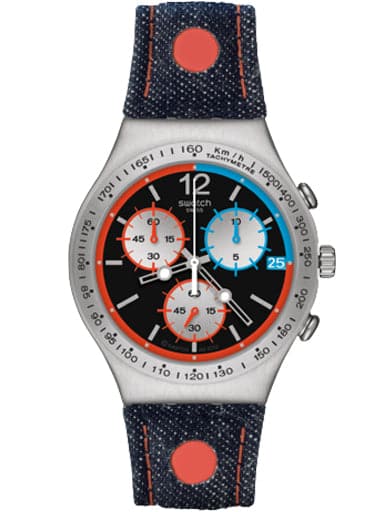 SWATCH DENIM SINCE 2013 YCS571 - Kamal Watch Company
