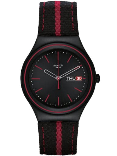 SWATCH CLASSIC THE PRINCE OF RED STRIPE YGB7000 - Kamal Watch Company