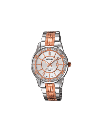 ENTICER LADIES LTP-1358RG-7AVDF - A896 Two-Tone Analog - Women's Watch - Kamal Watch Company