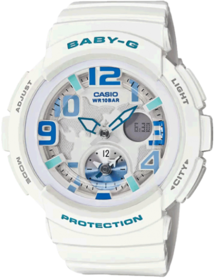 BABY-G BGA-190-7BDR - B158 White Analog-Digital - Women's Watch - Kamal Watch Company