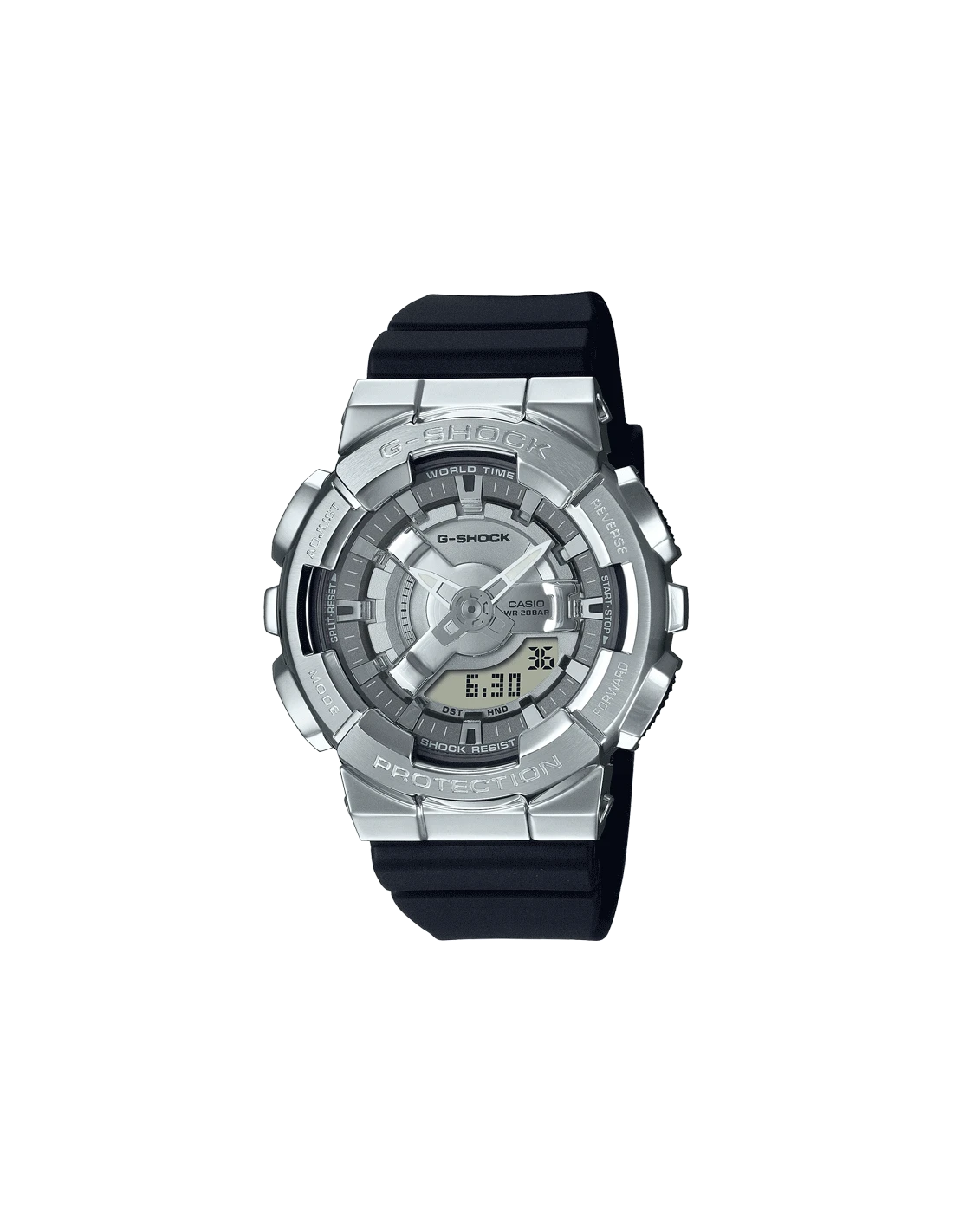 G shock silver 2024 black