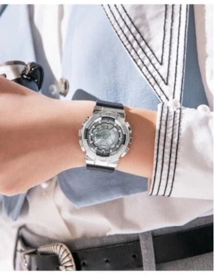 G-SHOCK GM-S110-1ADR - G1314 Silver Combination Women's Watch