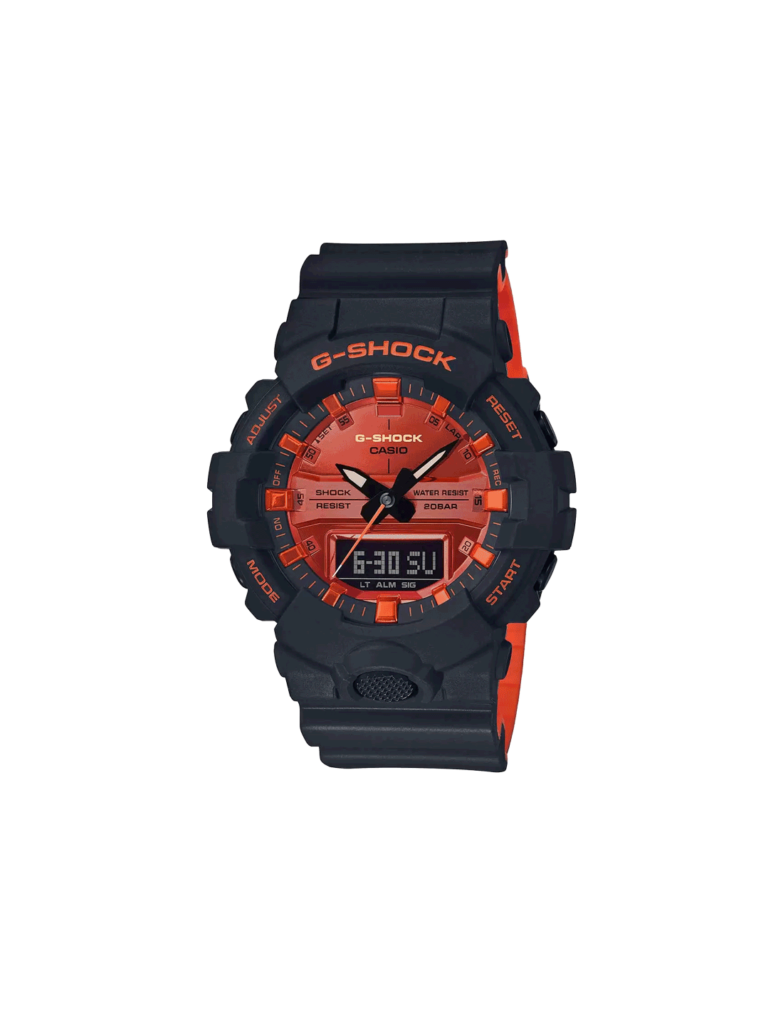 Casio g shock orange and deals black