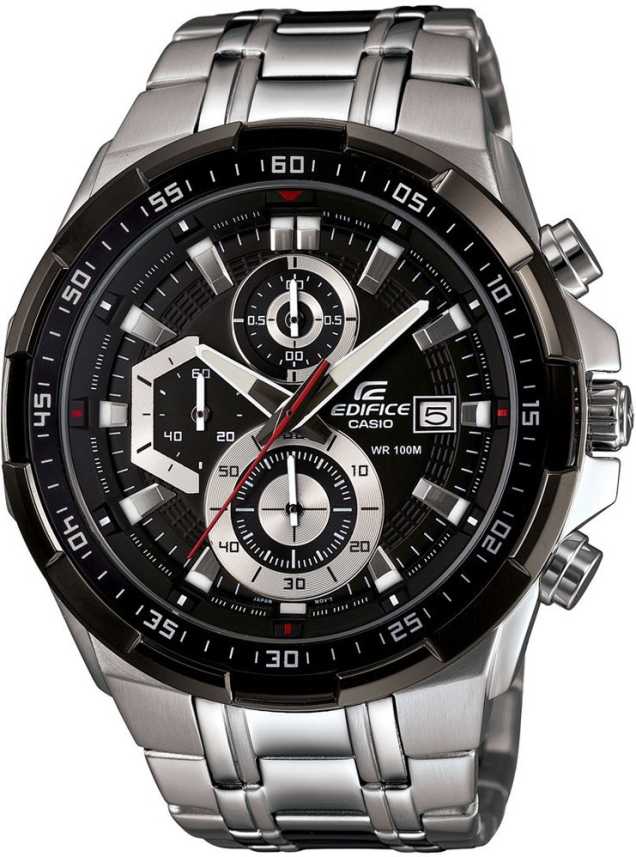 Casio Edifice Chronograph Black Dial Men'S Watch