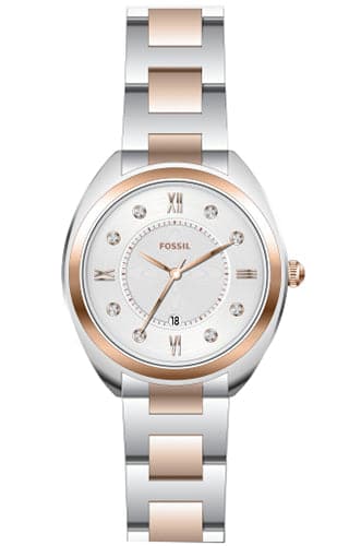 Fossil Gabby Three-Hand Date Two-Tone Stainless Steel Watch Es5072