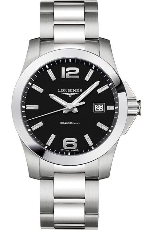 Longines Conquest Men Date Quartz Watch L37594586 - Kamal Watch Company