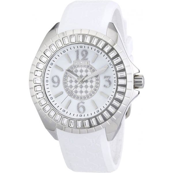 Police Analog White Dial Women's Watch PL13090JS/28F - Kamal Watch Company
