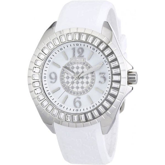 Police Analog White Dial Women's Watch PL13090JS/28F - Kamal Watch Company