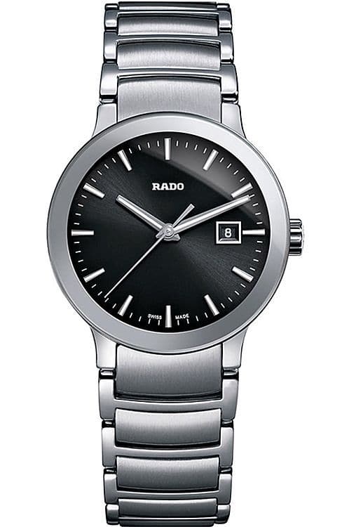 Rado Centrix Quartz Men's Black Dial Watch - Kamal Watch Company