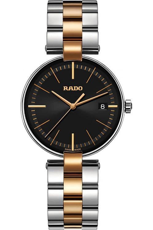 Rado Coupole Quartz Black Dial Men's Watch - Kamal Watch Company