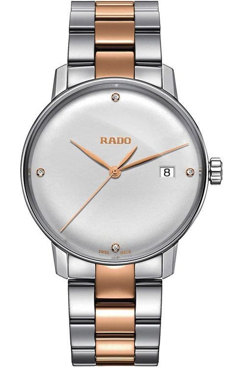 Rado Coupole Classic Silver Dial Diamond Men'S Watch