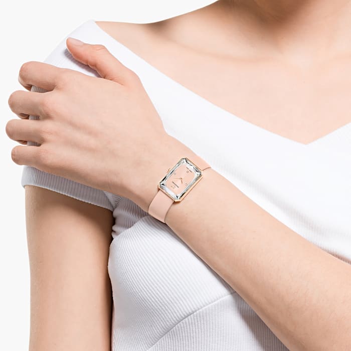 Swarovski Uptown watch Leather strap 5547719 - Kamal Watch Company