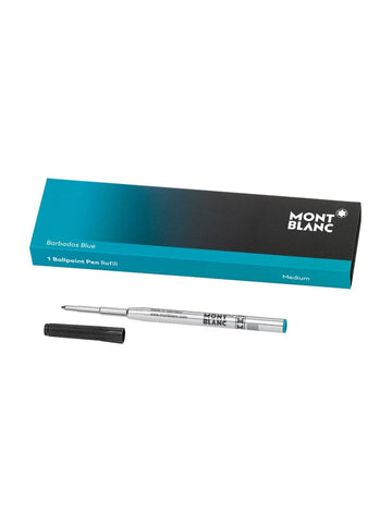 Montblanc Ballpoint Pen Refills Medium Barbados Blue MB110624 - Kamal Watch Company