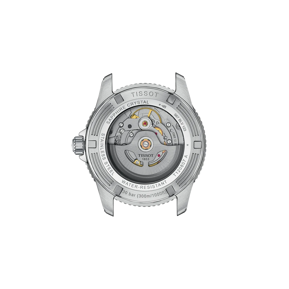 Tissot Seastar 1000 40mm T120.807.11.091.00 Unisex Watch - case-back view