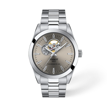 Tissot Gentleman Open Heart 40mm T127.407.11.081.00 Watch for Men - front view
