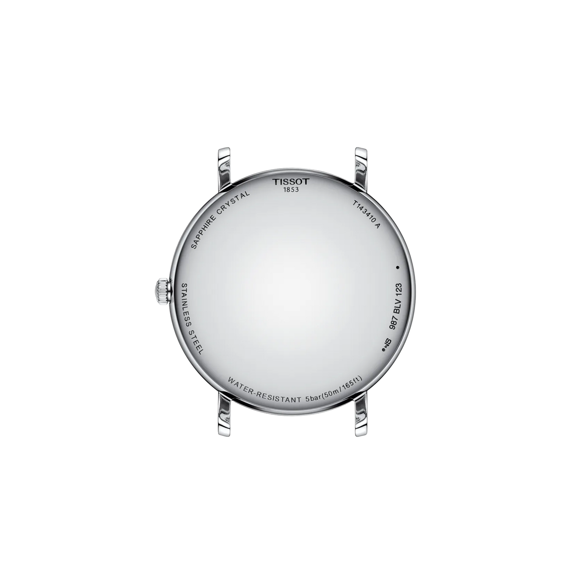 Tissot Everytime 40mm T143.410.16.041.00 Unisex Watch - case-back view
