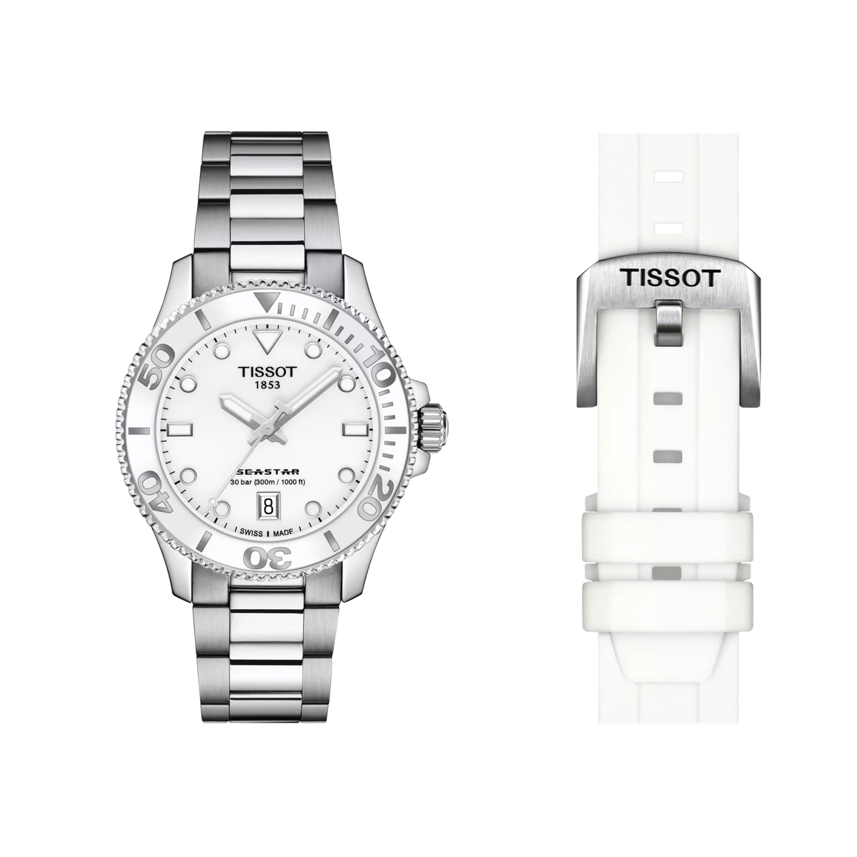 Tissot Seastar 1000 36mm T120.210.11.011.00 Unisex Watch - detail view