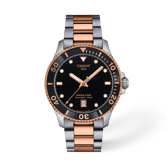 Tissot Seastar 1000 40mm T120.410.22.051.01 Unisex Watch - front view