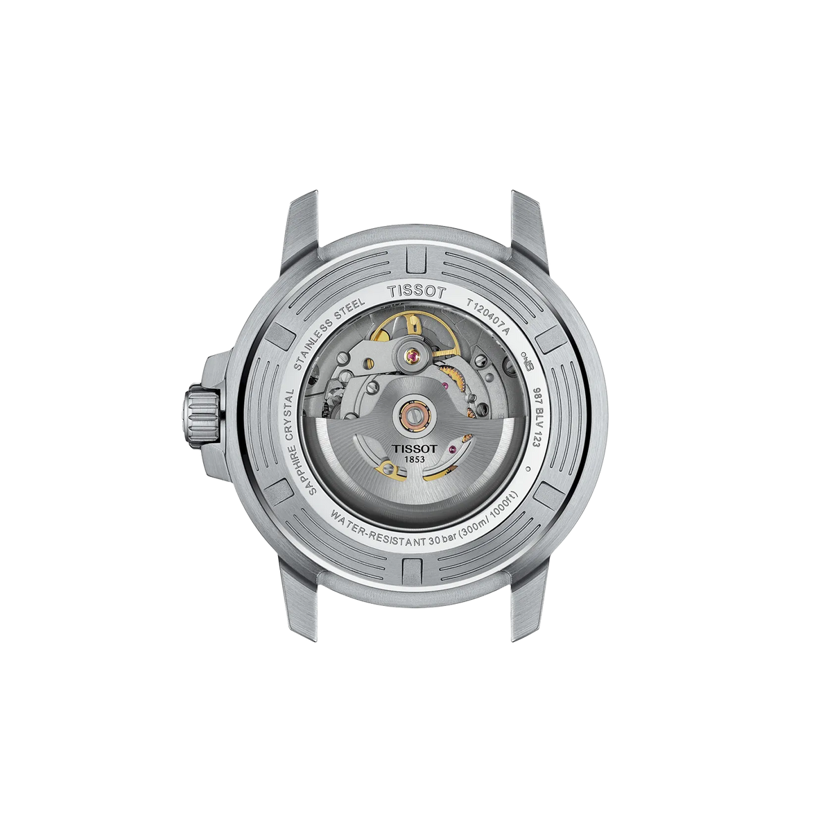 Tissot Seastar 1000 43mm T120.407.11.051.00 Watch for Men - case-back view