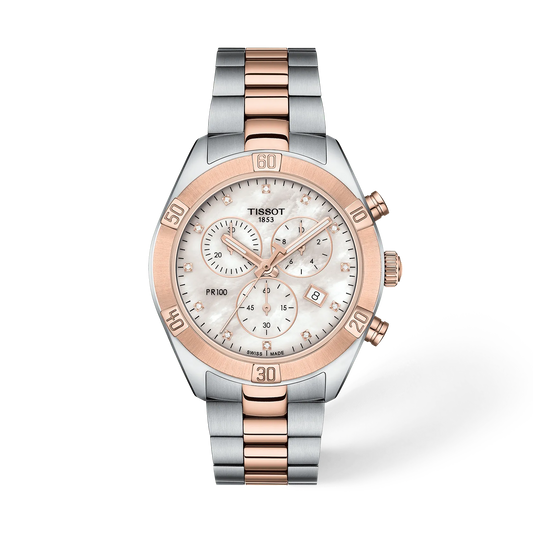 Tissot PR 100 Sport Chic 38mm T101.917.22.116.00 Watch for Women - front view