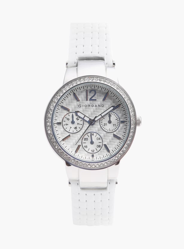 Giordano 2890-01 Multi Function Silver Dial for Women