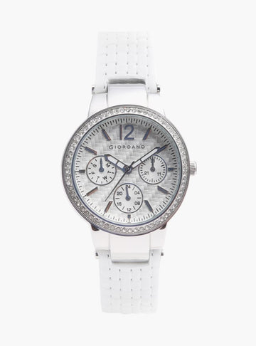 Giordano 2890-01 Multi Function Silver Dial for Women