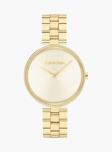 CALVIN KLEIN Gleam Women Analog Watch with Metal Strap - 25100014