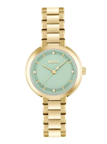 BOSS Quartz Female Analog Green Stainless Steel Watch 1502759